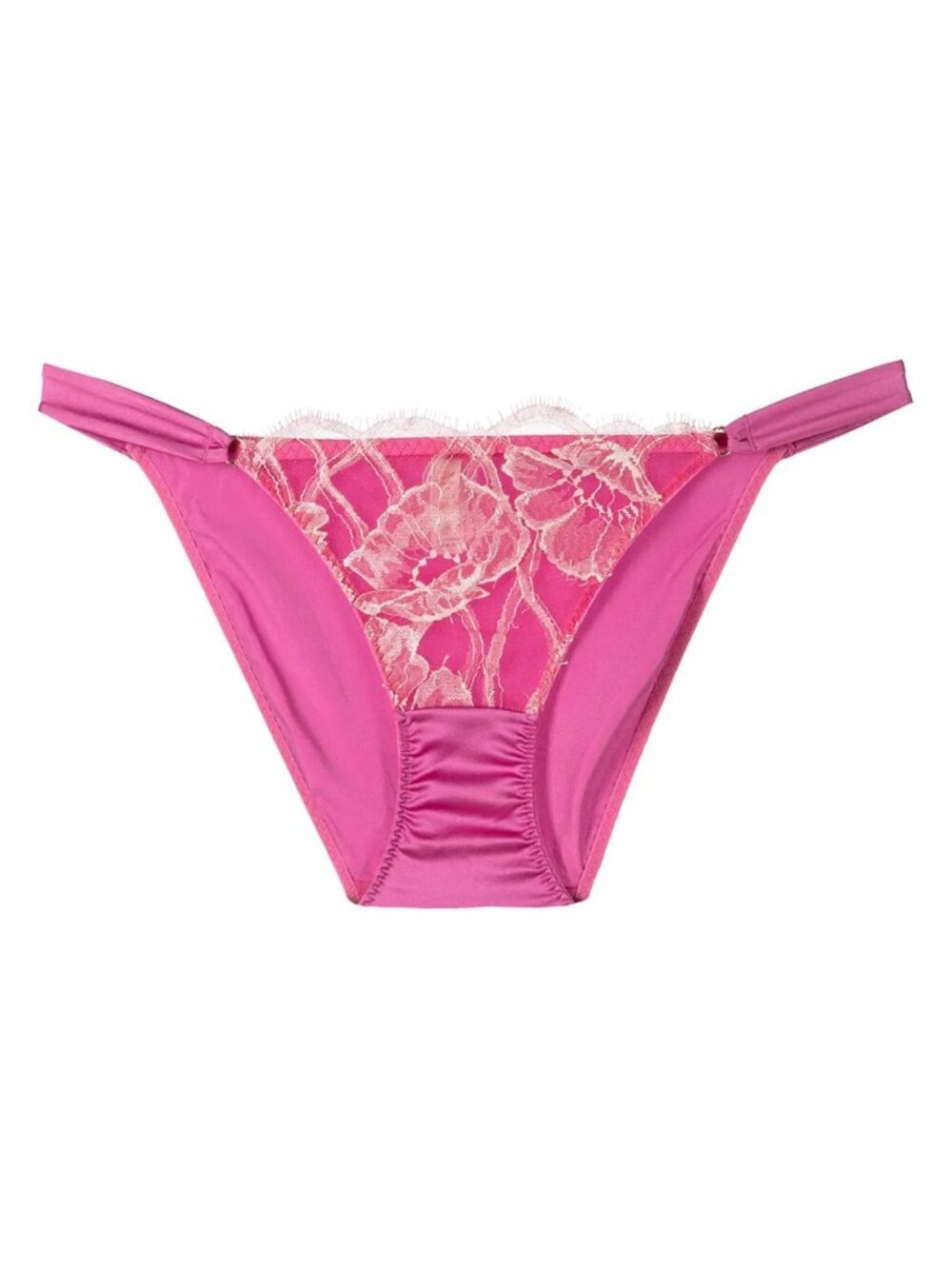 Myla Women's Pink Ebury Street Floral Lace Brief Panty Bikini Large 39143